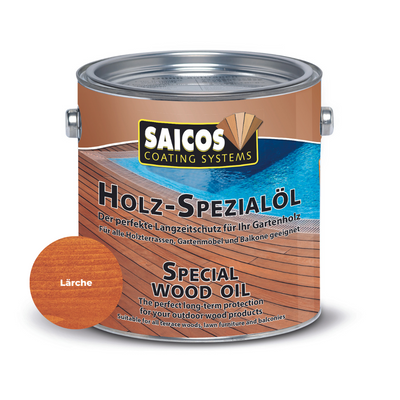 SAICOS Holz-Spezialöl – Langzeitschutz für Terrasse und Gartenmöbel (2,5L)