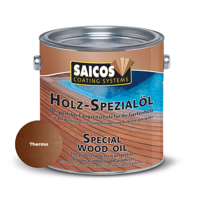 SAICOS Holz-Spezialöl – Langzeitschutz für Terrasse und Gartenmöbel (2,5L)