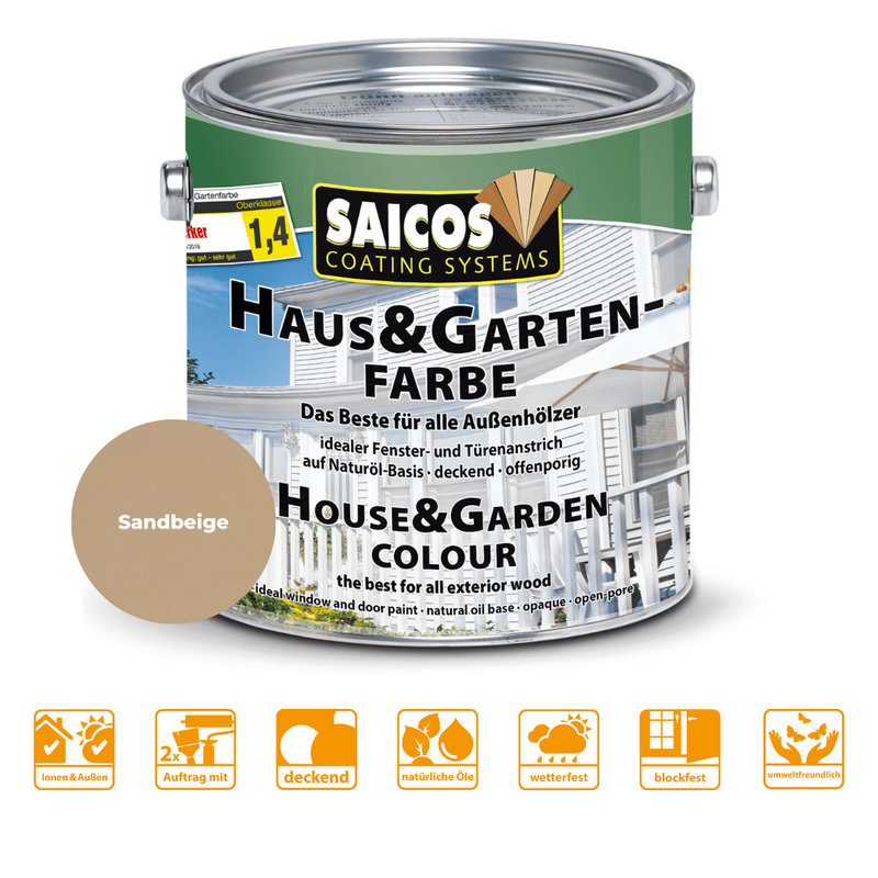 SAICOS | Haus & Garten-Farbe | deckend