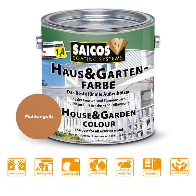 SAICOS | Haus & Garten-Farbe | deckend